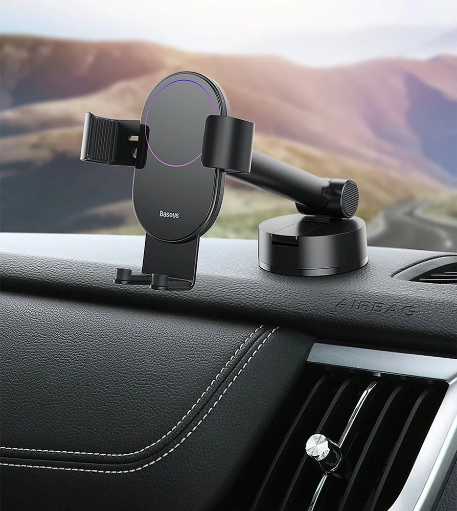 Automobilinis laikiklis Baseus Simpslism - Juodas