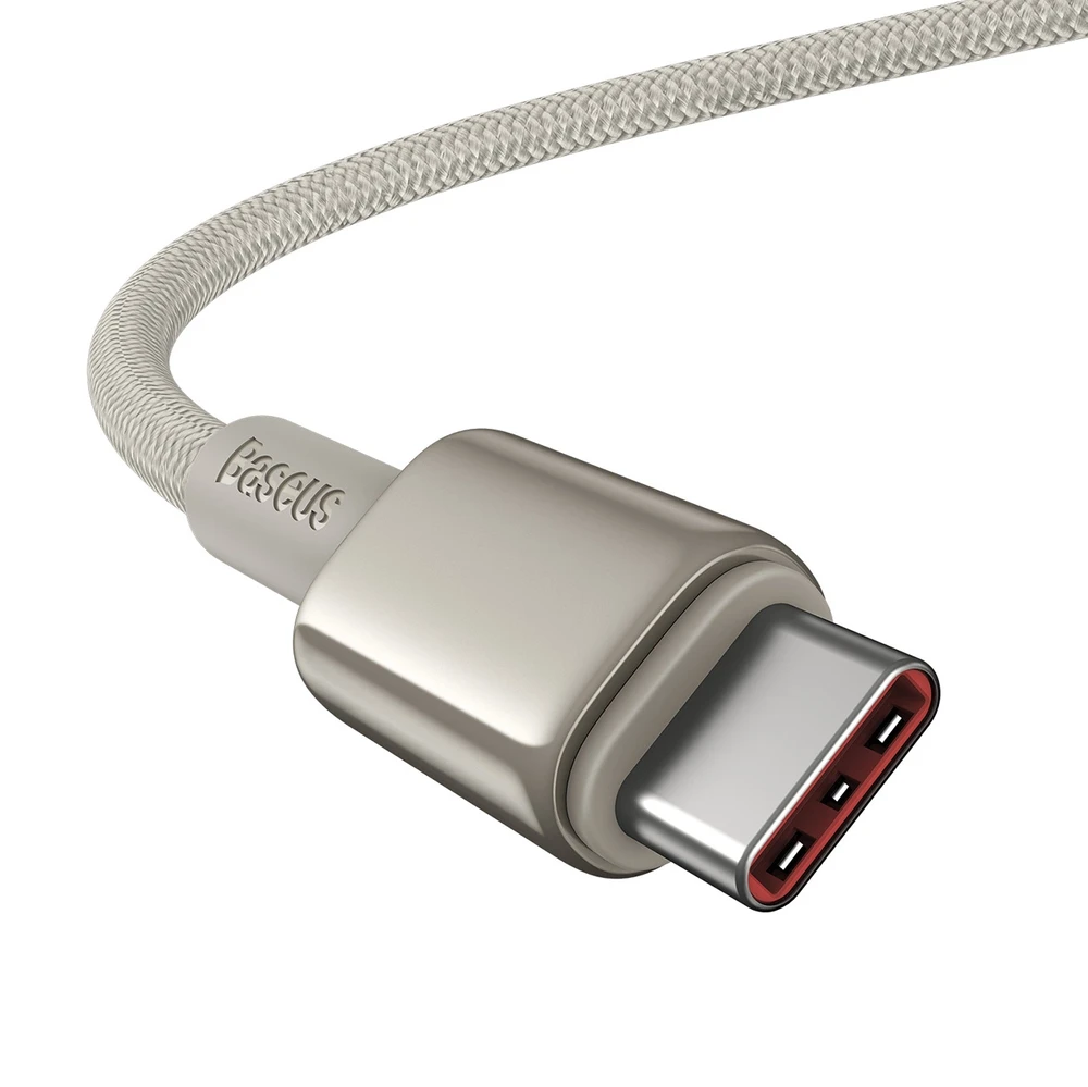 Laidas iš USB-C į USB-C Baseus Tungsten Gold, 100 W, 1 m (auksinis)
