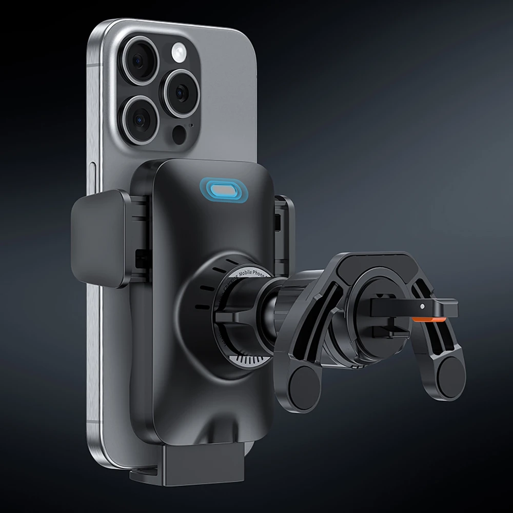 Baseus Automobilinis laikiklis 4.7-7.5" ekranų telefonams su belaidžiu Qi įkrovimu 15W, IR jutikliu