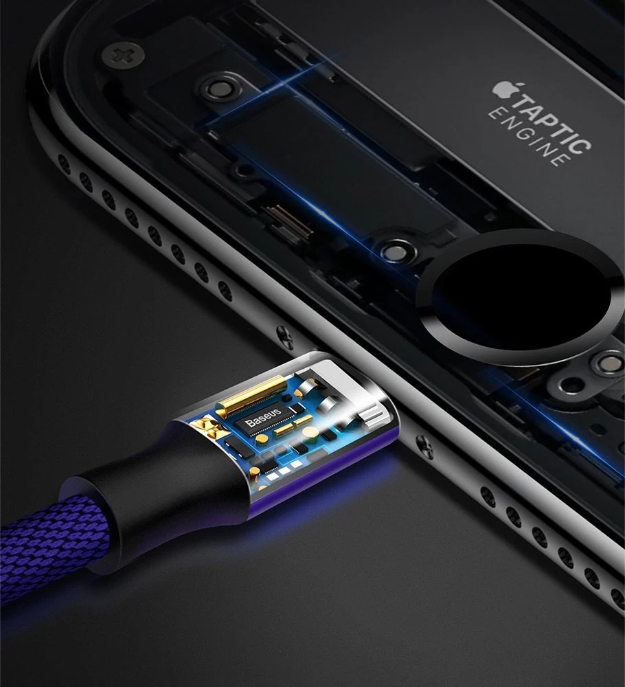 USB kabelis Baseus Yiven USB į Apple Lightning 1.8m juodas CALYW-A01