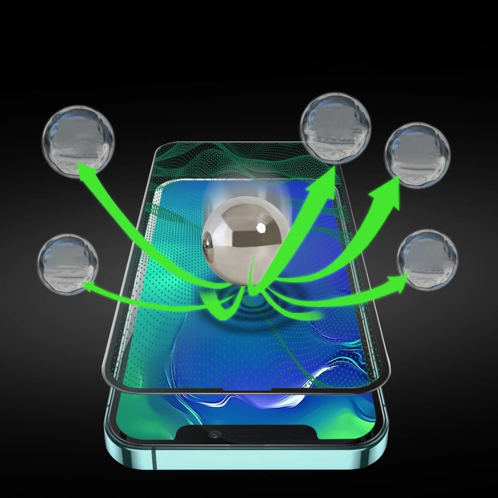 Bestsuit 6in1 set iPhone 13 mini / grūdintas stiklas lankstus / nugaros korpuso apsauga filmas / fotoaparato objektyvas grūdintas stiklas / šluostės / aplikatorius (D30 buferis)