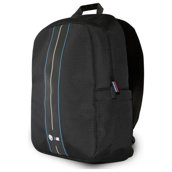 Kuprinė BMW BMBP15COMPVSKL 16″ juodos spalvos Nylon Mėlyna Stripe