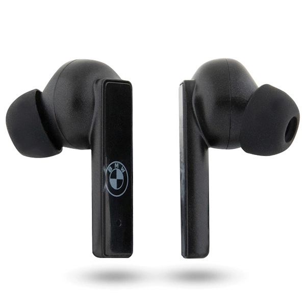 BMW Bluetooth ausinės BMWSES20AMK TWS + įkrovimo stotelė juodos spalvos Signature