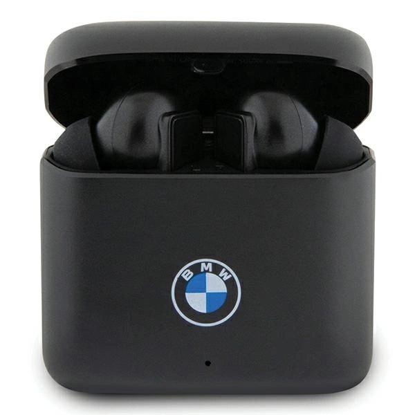 BMW Bluetooth ausinės BMWSES20AMK TWS + įkrovimo stotelė juodos spalvos Signature