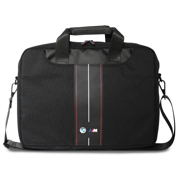 Bag BMW BMCB15COMPVSKR 16″ juodos spalvos Nylon Raudona Stripe