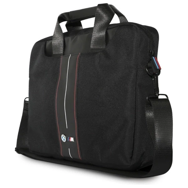 Bag BMW BMCB15COMPVSKR 16″ juodos spalvos Nylon Raudona Stripe