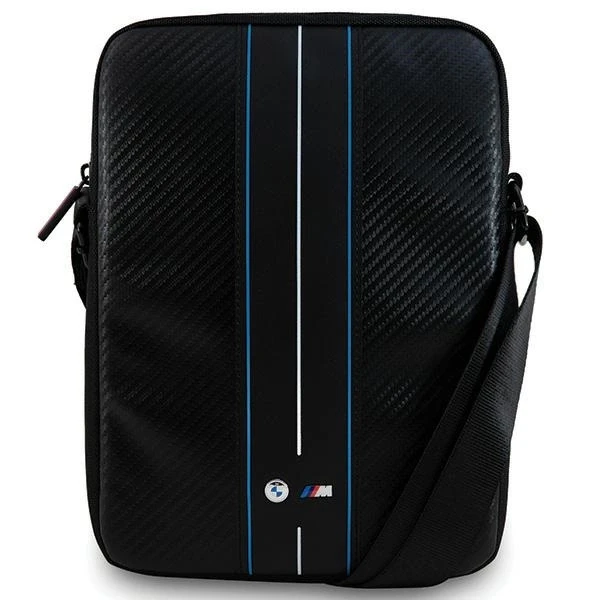 Bag BMW BMTB8COMSCAKL 8″ juodos spalvos Carbon Mėlyna Stripes