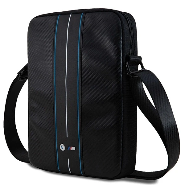 Bag BMW BMTB8COMSCAKL 8″ juodos spalvos Carbon Mėlyna Stripes
