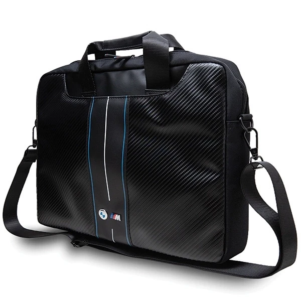 Bag BMW BMCB15COMSCAKL 16″ juodos spalvos Carbon Mėlyna Stripes