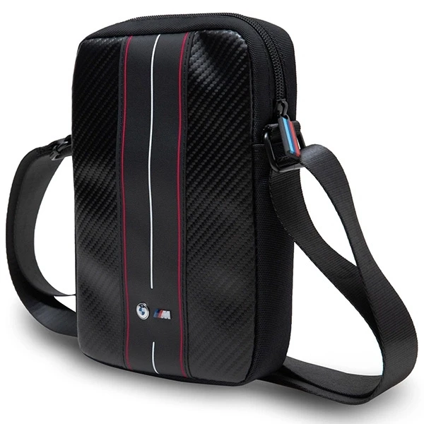 Bag BMW BMTB8COMSCAKR 8″ juodos spalvos Carbon Raudona Stripes