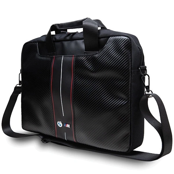 Bag BMW BMCB15COMSCAKR 16″ juodos spalvos Carbon Raudona Stripes
