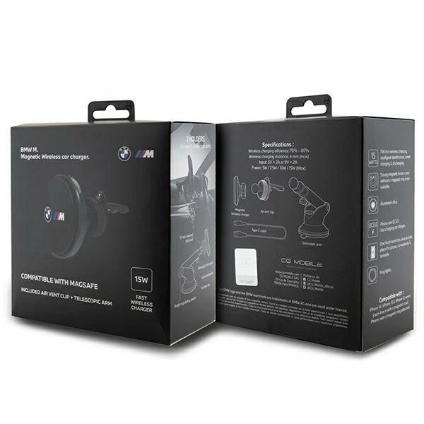 Magnetinis laikiklis oro grotelėms BMW M Edition juodos spalvos