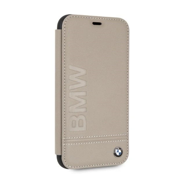 Dėklas BMW Logo Imprint iPhone Xr Case - rusvai gelsvas