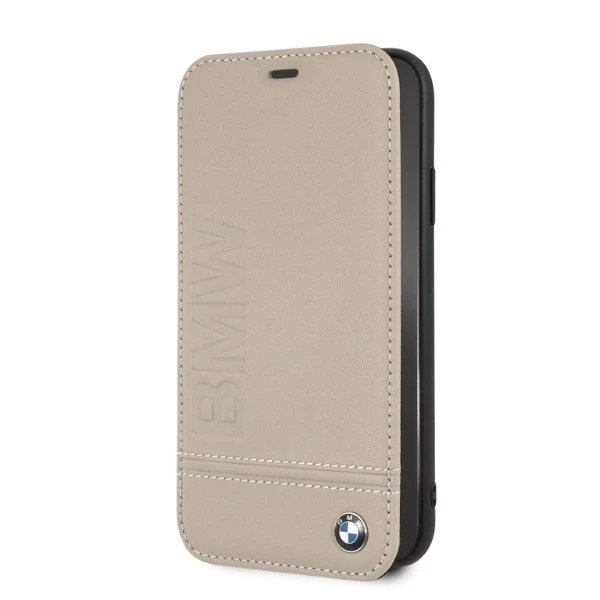 Dėklas BMW Logo Imprint iPhone Xr Case - rusvai gelsvas