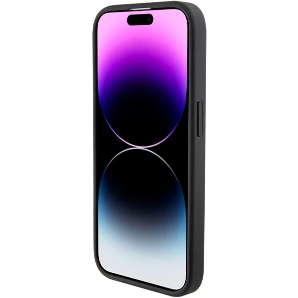 BMW M Grip Stand Bicolor dėklas, skirtas iPhone 15 Pro - mėlynas