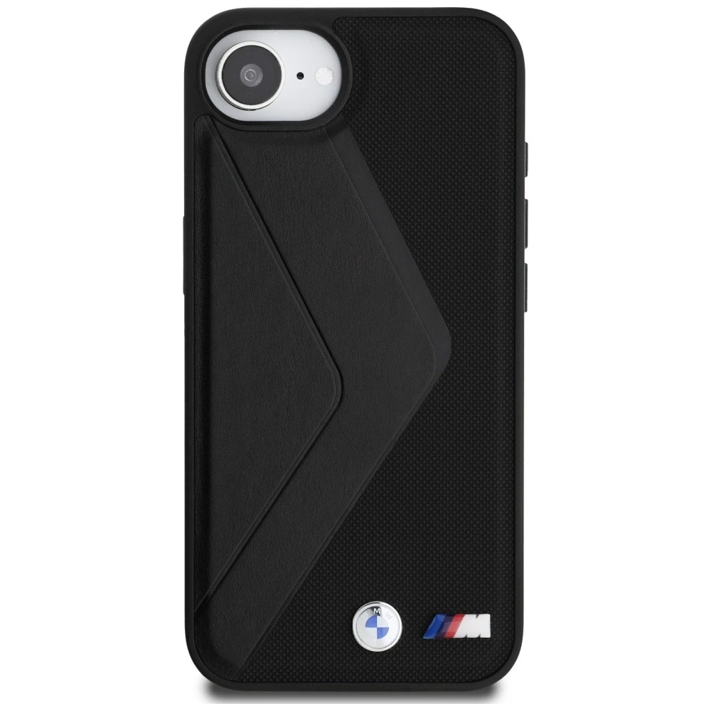 BMW „Oversized Stripes“ „MagSafe“ dėklas, skirtas „iPhone 16e“ - juodas