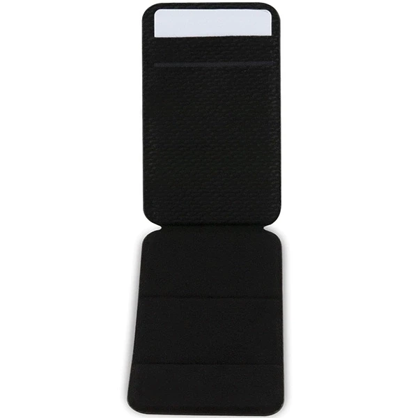 Dėklas Wallet BMW Card Slot Stand BMWCSMRSK juodos spalvos MagSafe Signature Collection
