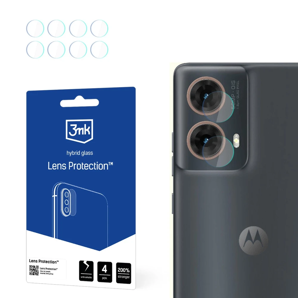 Nezatříděno 3MK objektyvo apsauga Motorola Moto G85 kameros objektyvo apsaugai, 4 vnt.