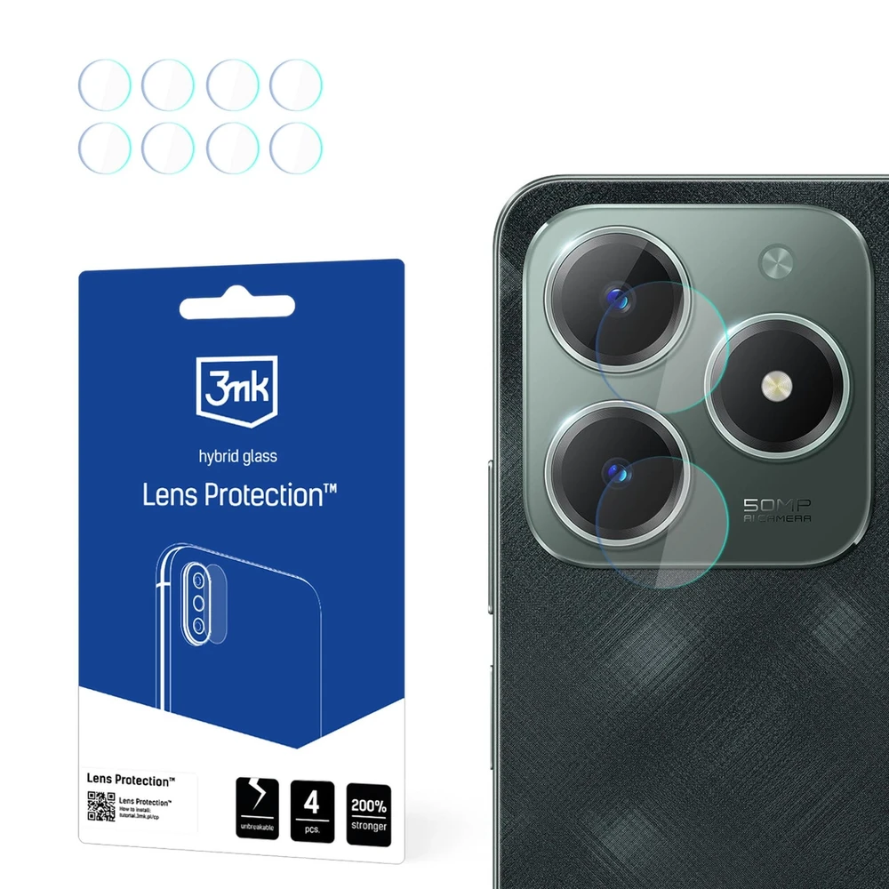 3MK objektyvo apsauga Realme C61 kameros objektyvui 4vnt