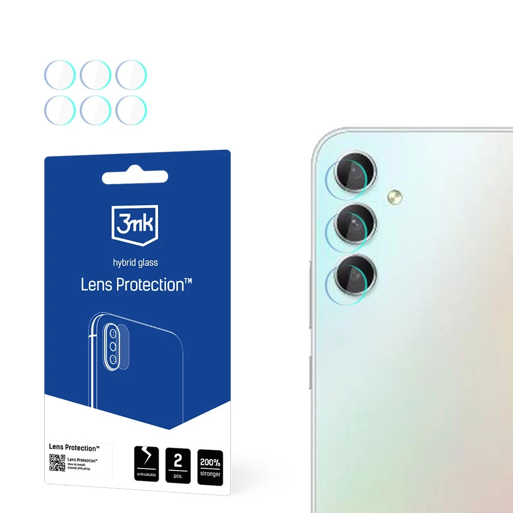3mk objektyvo apsauga - kameros objektyvo stiklas, skirtas „Samsung Galaxy A34 5G“ (4 komplektai)