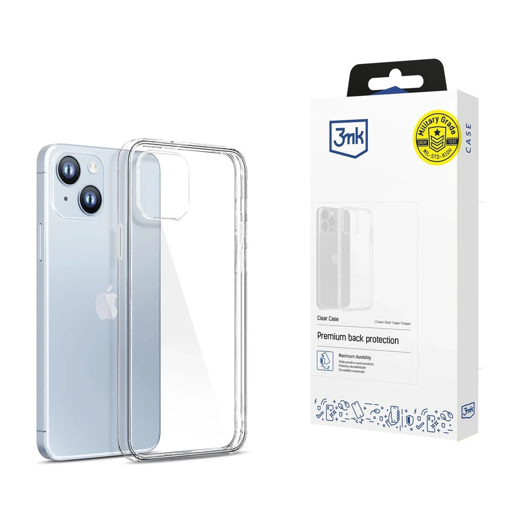 Dėklas 3mk Clear Case 1,2mm Apple iPhone 14 Plus
