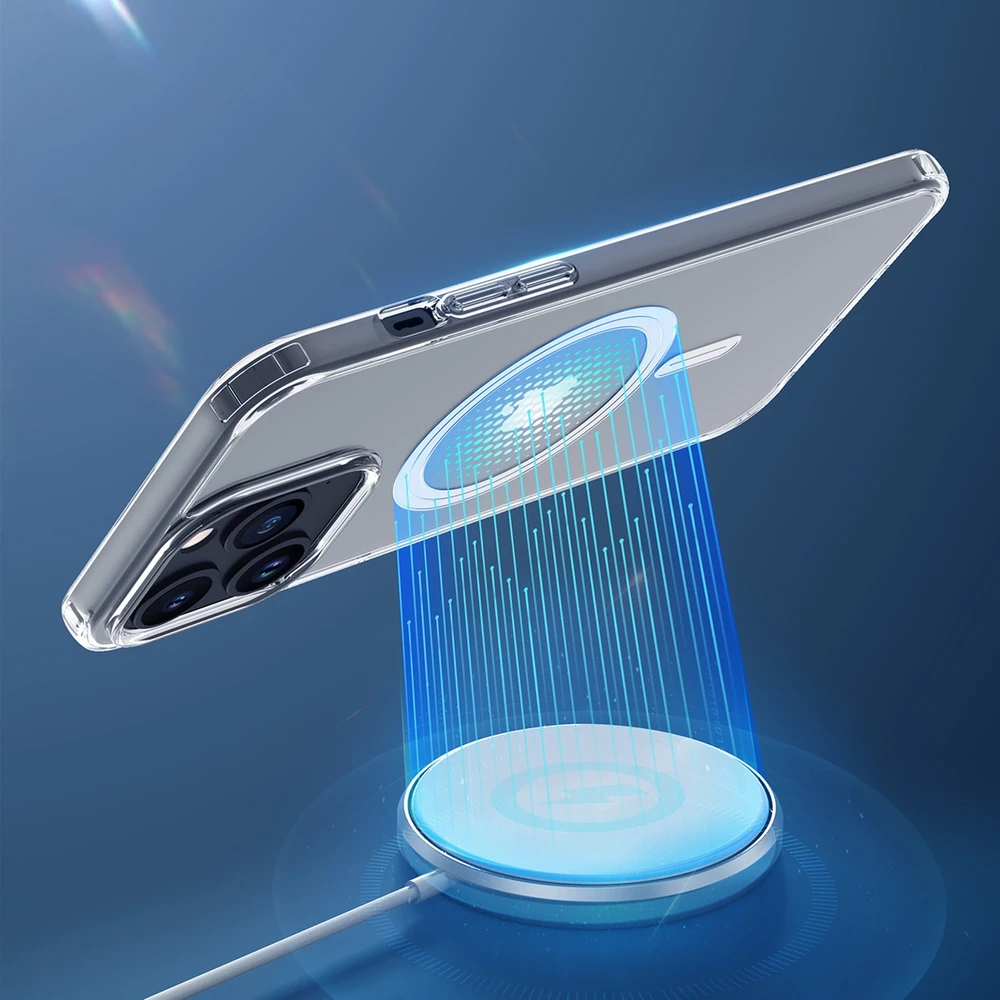 Dėklas Dux Ducis Clin Magsafe Apple iPhone 15 Pro Max skaidrus