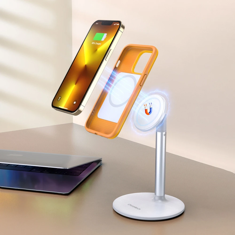 Choetech MFM Anti-drop Apple iPhone 13 Pro Max dėklas telefonui oranžinės spalvos (PC0114-MFM-YE)