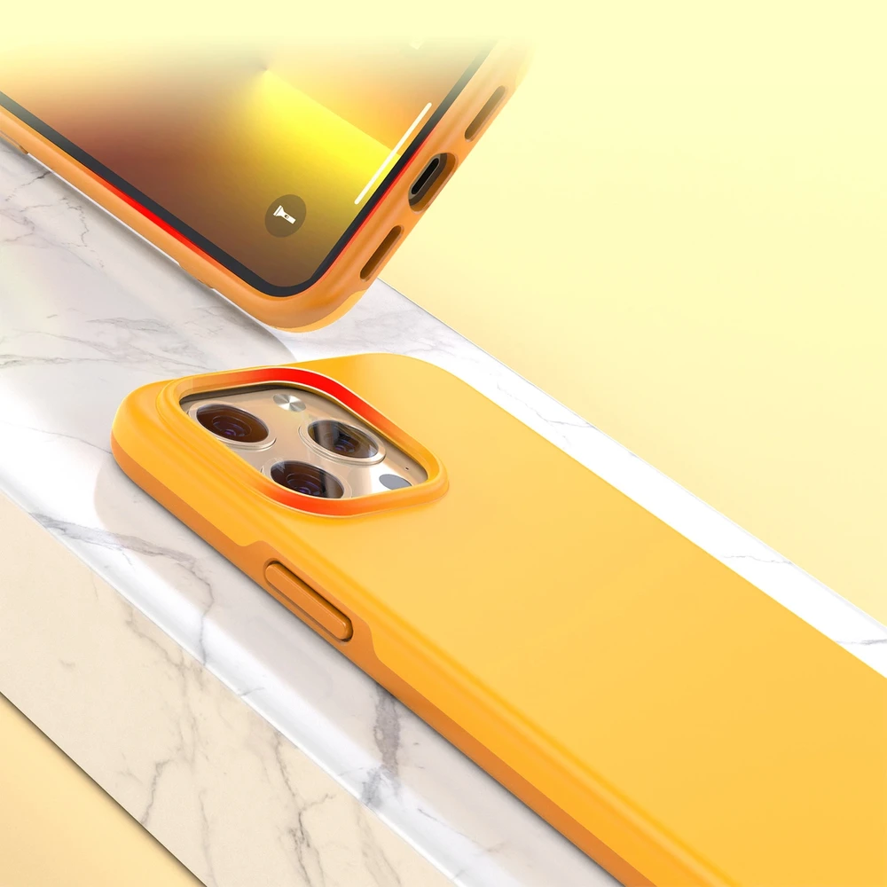 Choetech MFM Anti-drop Apple iPhone 13 Pro Max dėklas telefonui oranžinės spalvos (PC0114-MFM-YE)