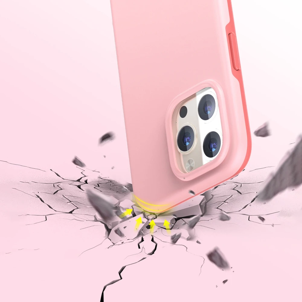 Choetech MFM Anti-drop MagSafe Apple iPhone 13 Pro dėklas telefonui rožinės spalvos (PC0113-MFM-PK)