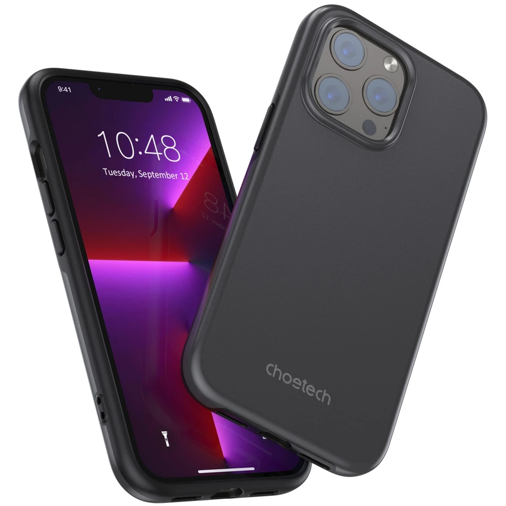 Choetech MFM Anti-drop Apple iPhone 13 Pro Max dėklas telefonui juodos spalvos (PC0114-MFM-BK)