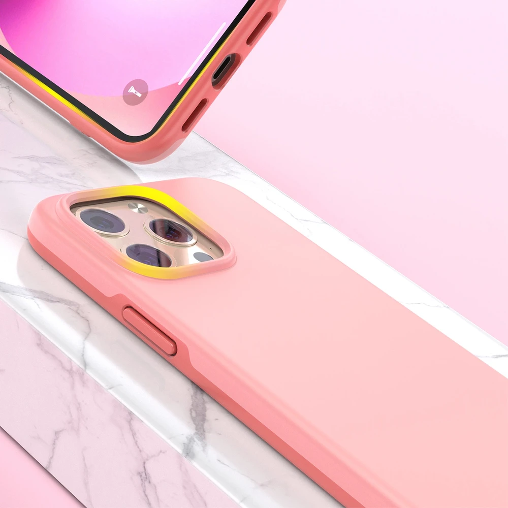 Choetech MFM Anti-drop MagSafe Apple iPhone 13 Pro Max dėklas telefonui rožinės spalvos (PC0114-MFM-PK)