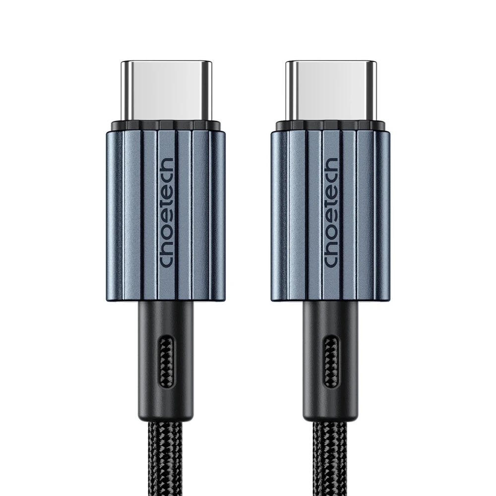 USB-C kabelis su USB-C Choetech XCC-1014, PD 60W 1.2 m (juodas)