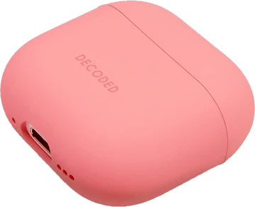 „Decoded Silicone Aircase“ silikoninis apsauginis dėklas, skirtas „AirPods“ 4-osios kartos, rožinis