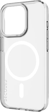 Decoded Transparent dėklas telefonui skaidrus MagSafe Apple iPhone 15 Pro - dėklas telefonui skaidrus