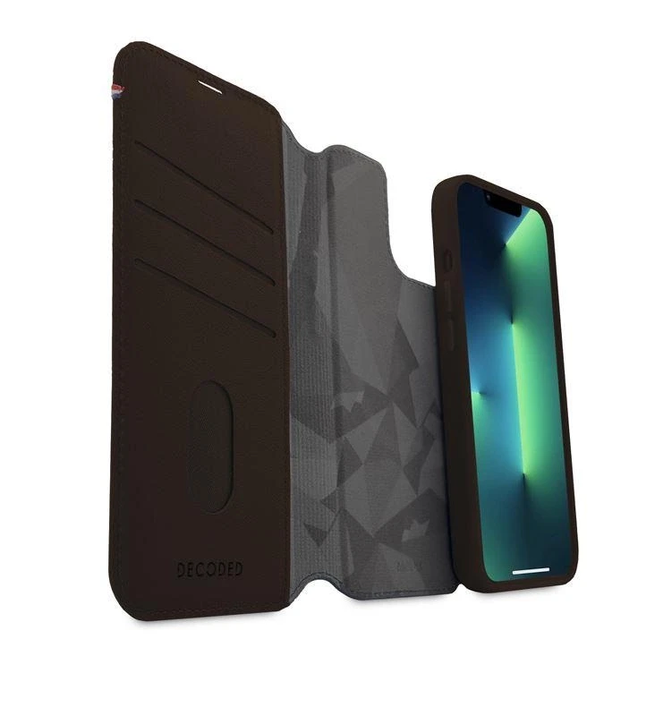Decoded Detachable Wallet Leather su MagSafe su Flip Apple iPhone 14 Plus - dėklas telefonui rudos spalvos