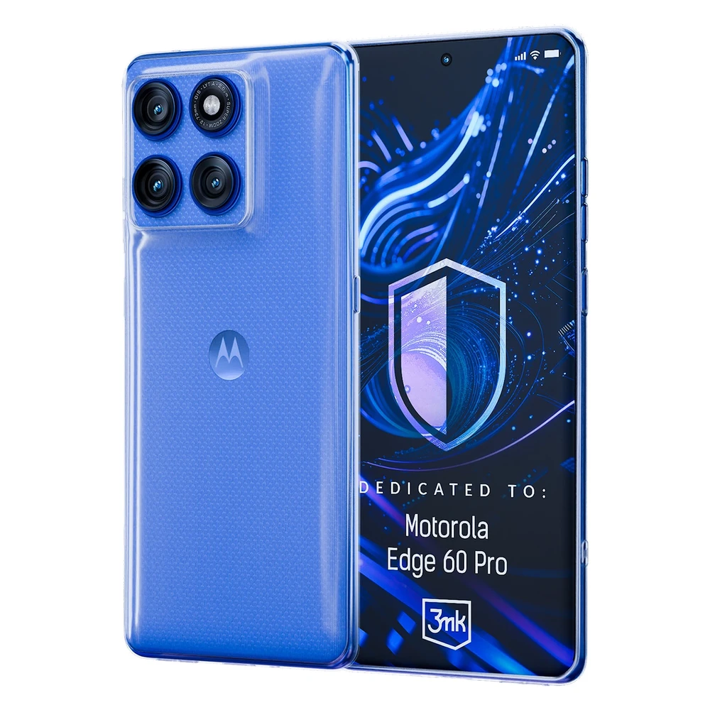 3Mk apsauginis 3mk skaidrus dėklas Motorola Edge 60 Pro - permatomas