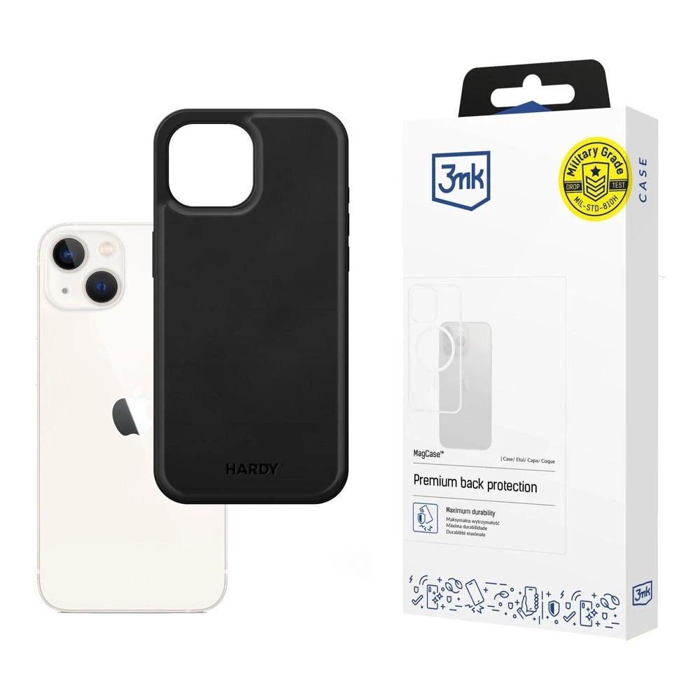 Dėklas 3mk apsauginis dangtelis HARDY Apple Silky Leather MagCase, skirtas Apple iPhone 13