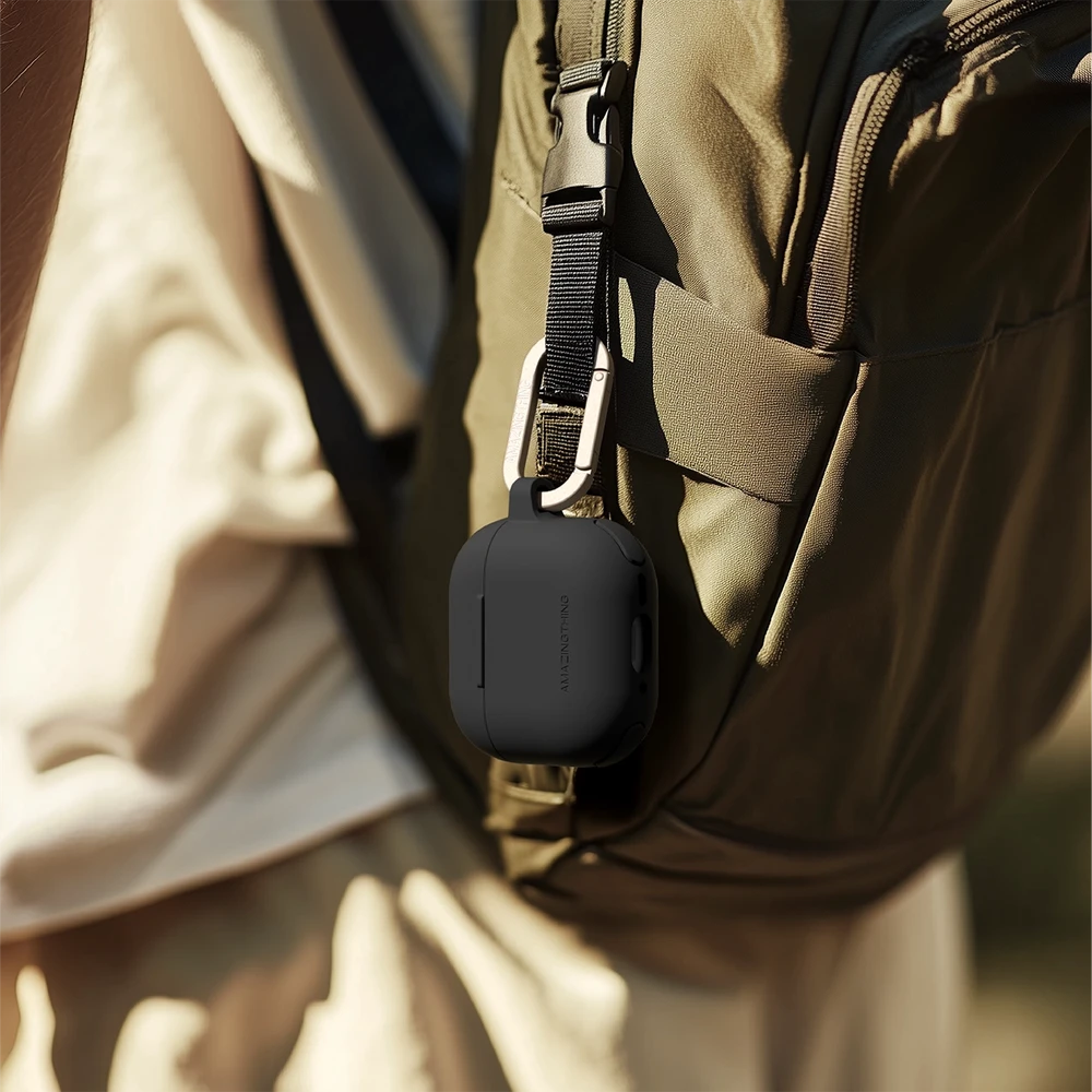 Dėklas AmazingThing Omni Case for AirPods 4 / AirPods 5 - pilkas