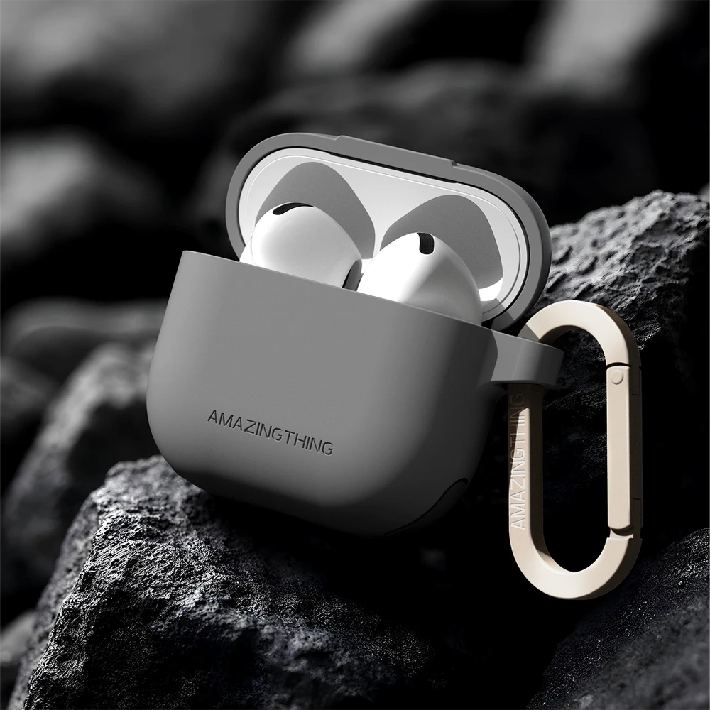 Dėklas AmazingThing Omni Case for AirPods 4 - Rožinė