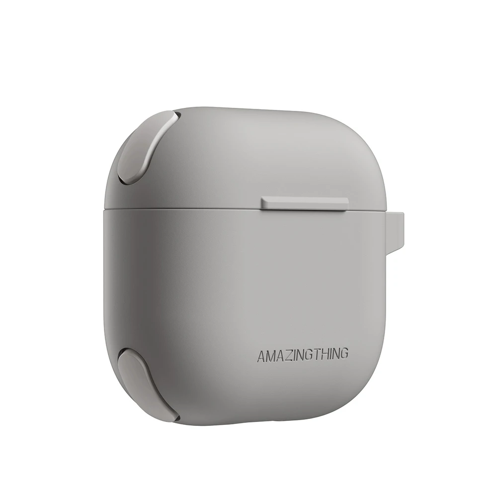 Nezatříděno „AmazingThing Omni“ dėklas, skirtas „AirPods 4“ – pilkas