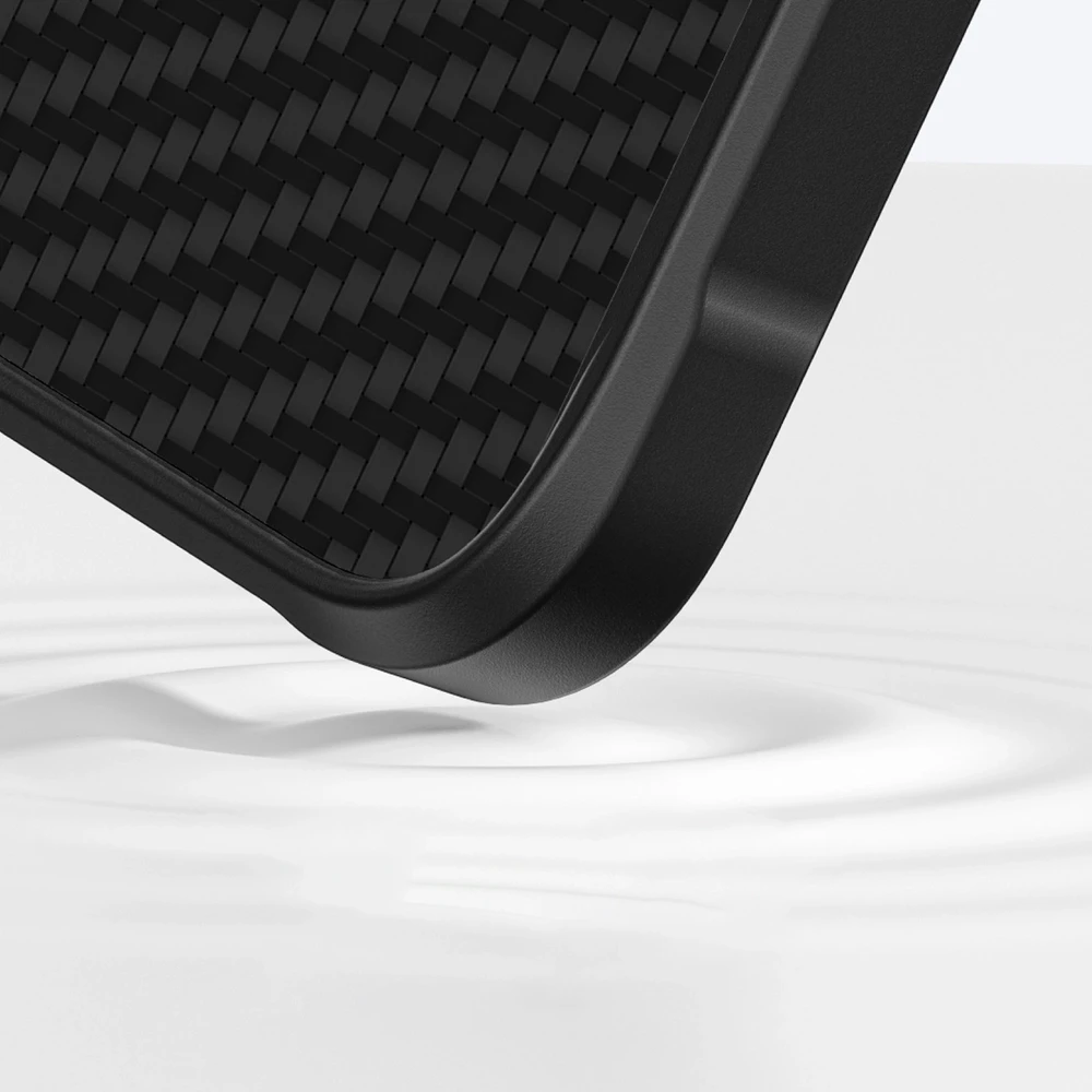 Nezatříděno „AmazingThing Titan Max“ dėklas su 1500D aramidiniu pluoštu, skirtas „iPhone 16 Pro Max“ – Juodas