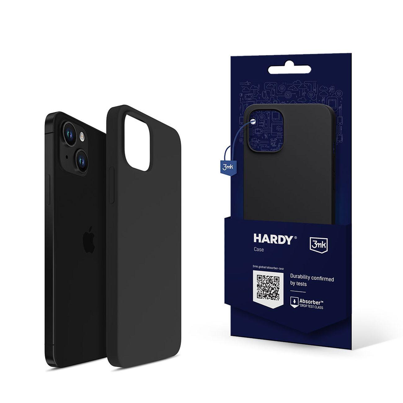 Dėklas 3Mk Protection 3mk Hardy silikoninis „MagCase“, skirtas „iPhone 14 Plus“ – pilkas