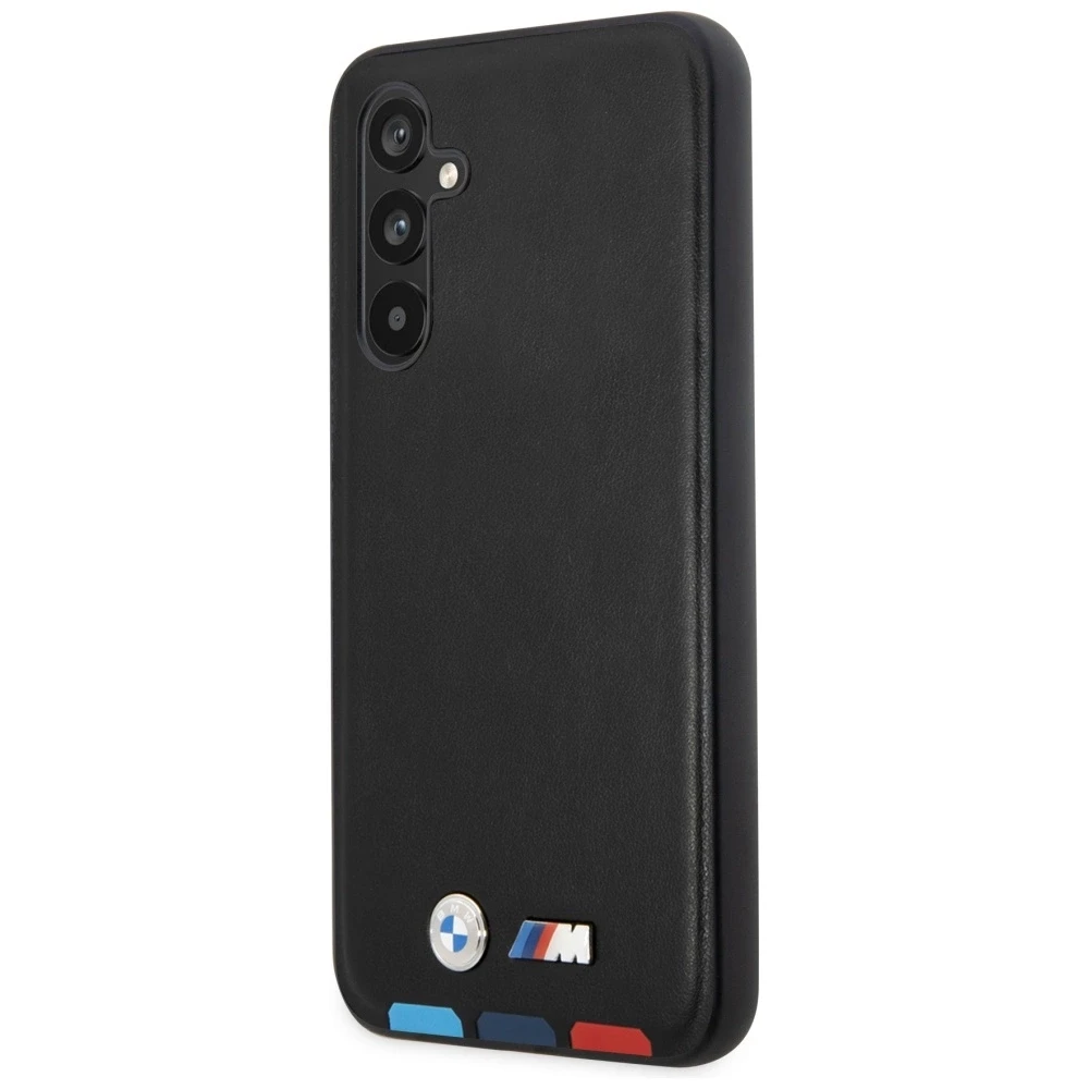 Dėklas BMW BMHCSA5422 PTDK A54 juodos spalvos Leather Stamp Tricolor