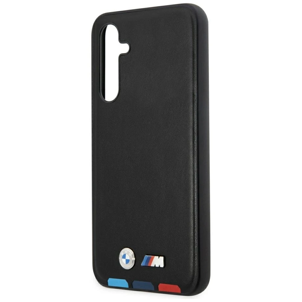 Dėklas BMW BMHCSA5422 PTDK A54 juodos spalvos Leather Stamp Tricolor