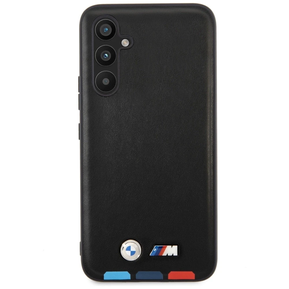 Dėklas BMW BMHCSA5422 PTDK A54 juodos spalvos Leather Stamp Tricolor