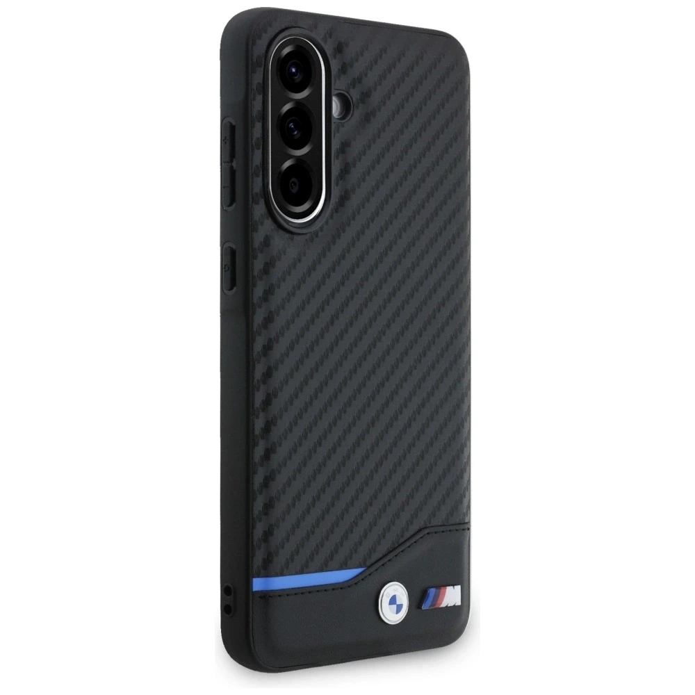 Dėklas BMW M Carbon skirtas Samsung Galaxy A56 juodos spalvos
