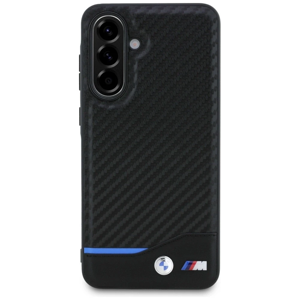 Dėklas BMW M Carbon skirtas Samsung Galaxy A56 juodos spalvos