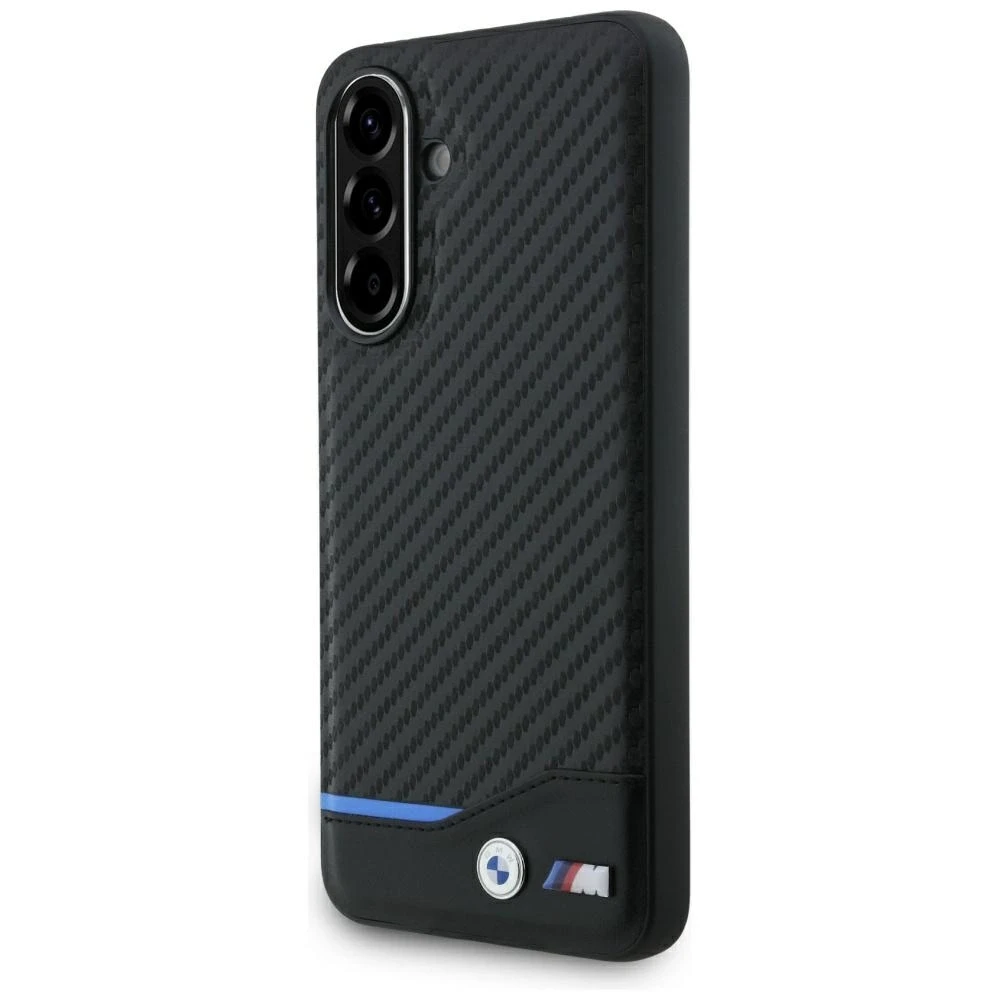 Dėklas BMW M Carbon skirtas Samsung Galaxy A56 juodos spalvos