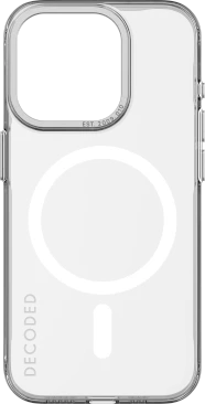 Decoded Transparent dėklas telefonui skaidrus MagSafe Apple iPhone 15 Pro - dėklas telefonui skaidrus