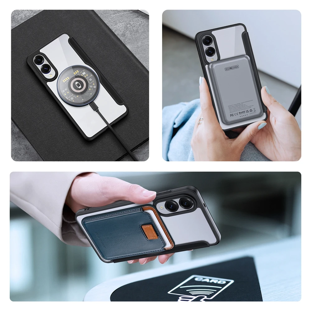Dėklas Dux Ducis Skin X Pro skirtas Samsung S937 S25 Edge juodas